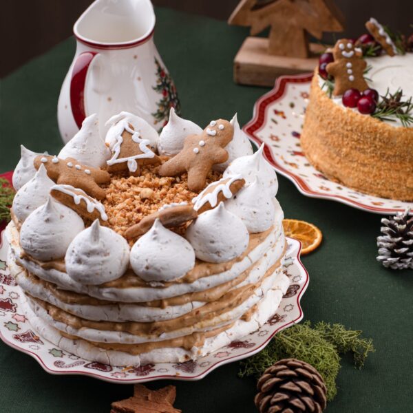 Morenginis lazdynų riešutų tortas